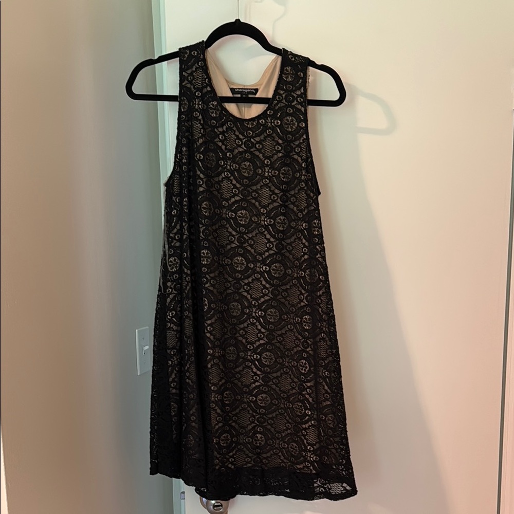 Black lace dress
